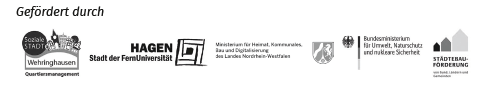 Logos der Förderinstitutionen